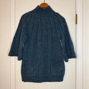 Moda International Blue Turtleneck Sweater